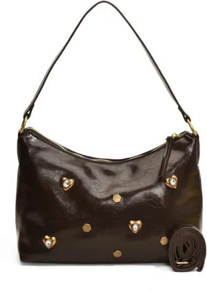 Studded Purses Y2k Shoulder Bag 90s Punk Designer Handbag Vegan Leather Shoulder Purses 2000s Streetwear