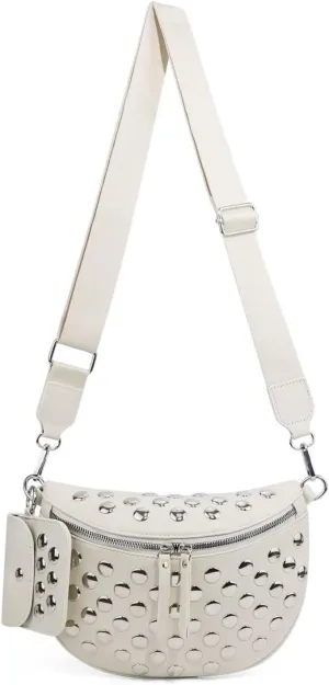 Stylish Crossbody Shoulder Bags for Women,Checkered Waist Packs with Adjustable Strap,PU Leather Belt Bag for Travel