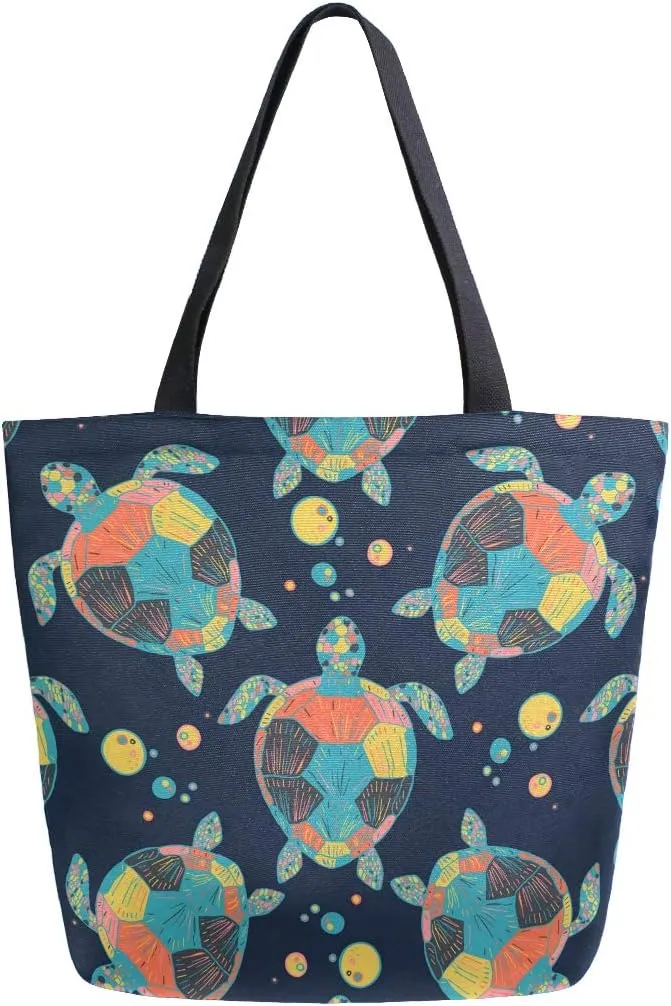 SUABO Tote Bag Reusable Grocery Bags Women Canvas Shopping Bag for Outdoor