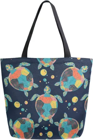 SUABO Tote Bag Reusable Grocery Bags Women Canvas Shopping Bag for Outdoor