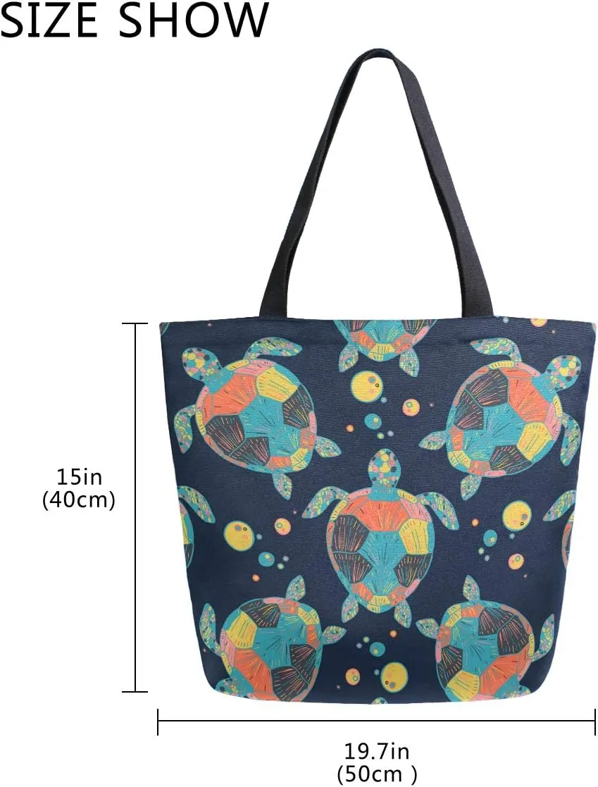 SUABO Tote Bag Reusable Grocery Bags Women Canvas Shopping Bag for Outdoor