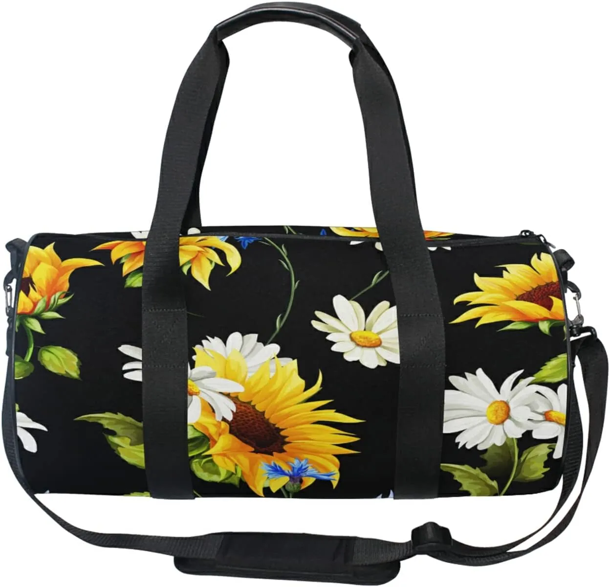Sunflowers Duffel Bag,Canvas Travel Bag for Gym Sports and Overnight