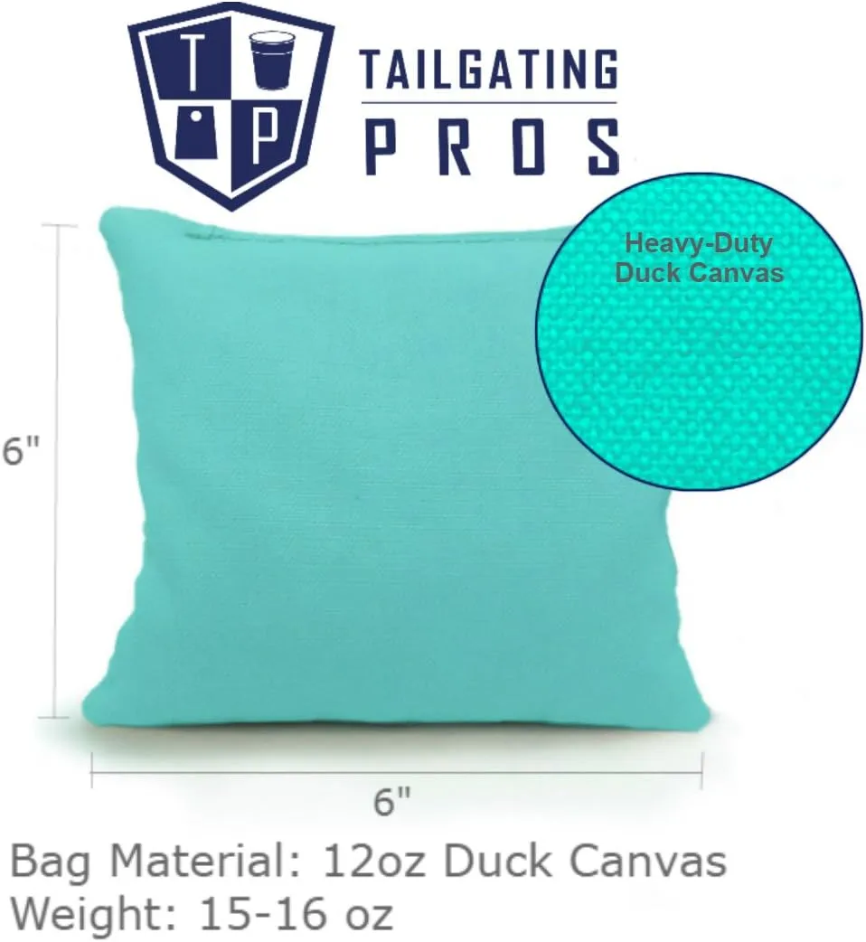 Tailgating Pros Pyramid Cornhole Board Set: Score Keeper, Bean Bags, and Carrying Case- 4'x2' Regulation Corn Hole Toss Game