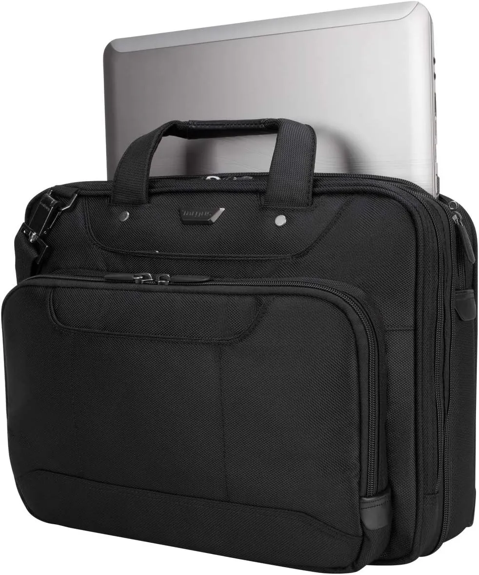 Targus Corporate Traveler Checkpoint-Friendly Traveler Laptop Case for 14-Inch Laptop, Black (CUCT02UA14S)