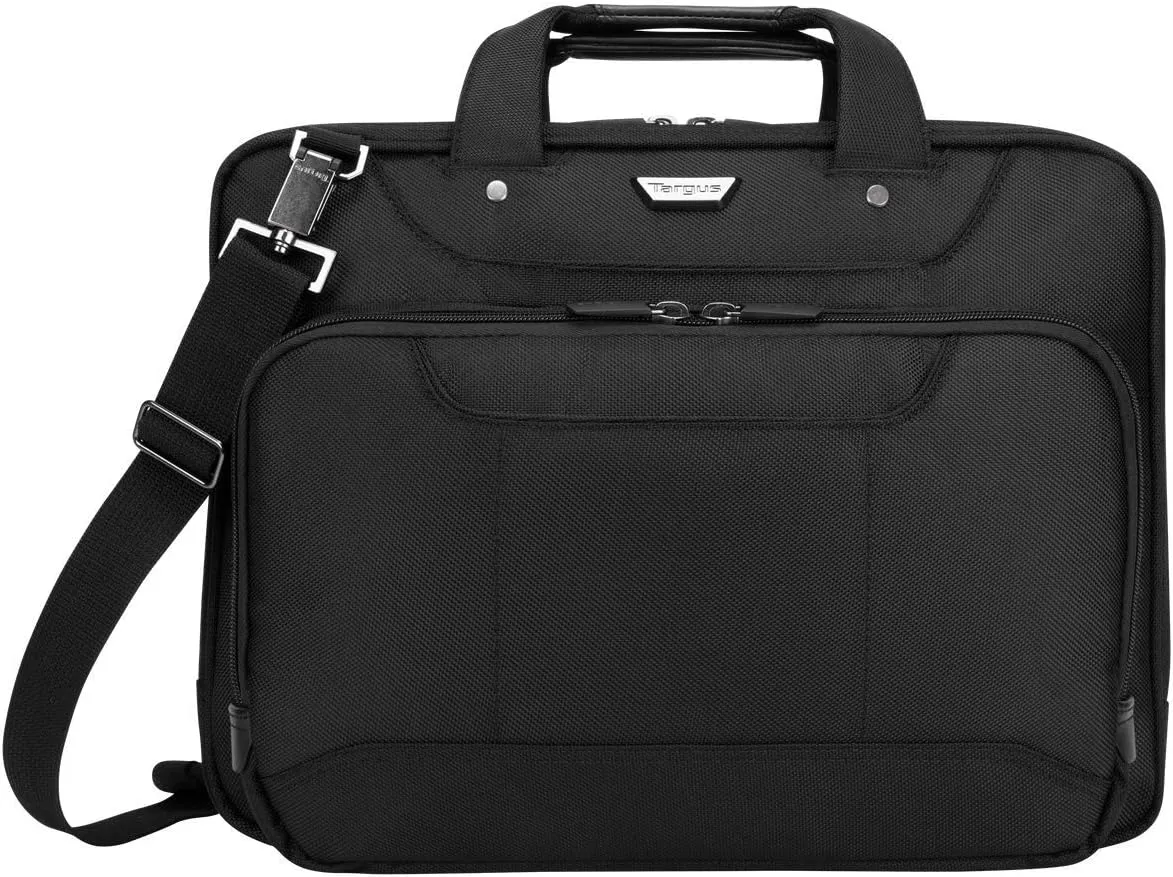 Targus Corporate Traveler Checkpoint-Friendly Traveler Laptop Case for 14-Inch Laptop, Black (CUCT02UA14S)