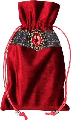 Tarot Bag Pouch Dice,Rune or Card Gift Bag,Drawstring Storage Bucket Bag 5" x 8"