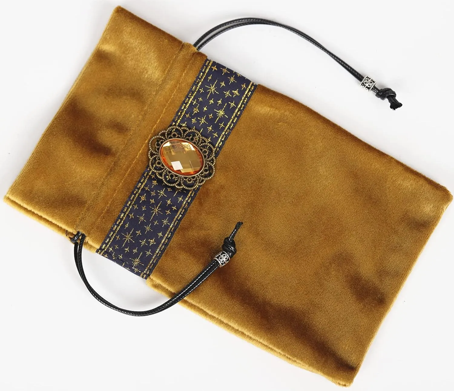 Tarot Bag Pouch Dice,Rune or Card Gift Bag,Drawstring Storage Bucket Bag 5" x 8"
