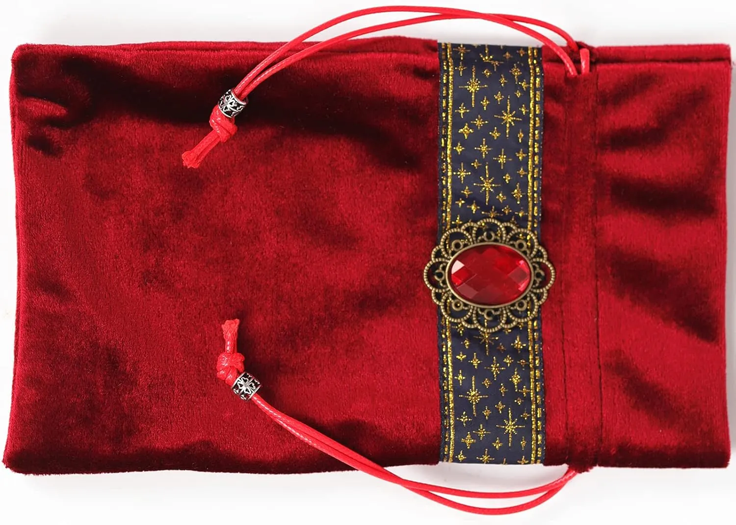 Tarot Bag Pouch Dice,Rune or Card Gift Bag,Drawstring Storage Bucket Bag 5" x 8"
