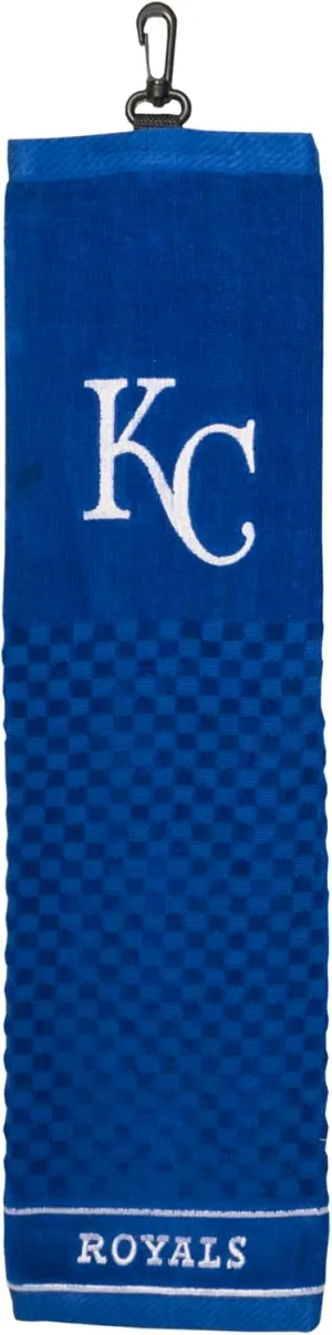 Team Golf MLB Embroidered Golf Towel, Checkered Scrubber Design, Embroidered Logo