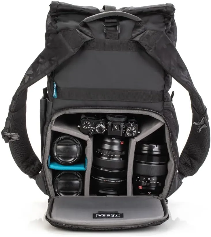 Tenba Backpack V2, Black/Black Camo, 14 Long