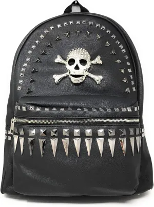 Texas West Women's Multi-way Sugar Skull Concealed Carry Top Handle Backpack Purse