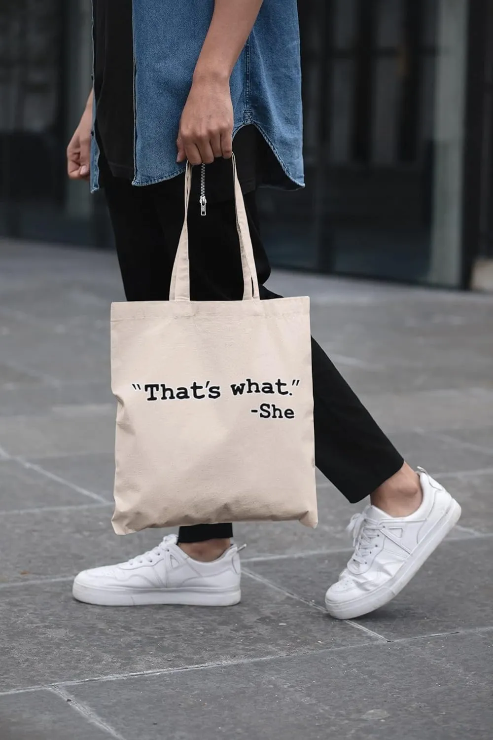 Thats What She Said Shopping Bags Canvas Tote Bag