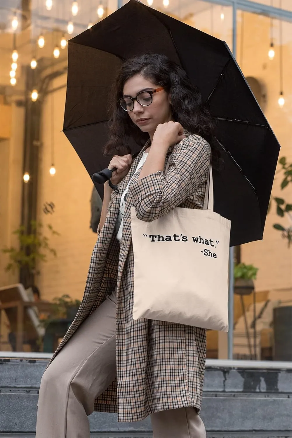 Thats What She Said Shopping Bags Canvas Tote Bag