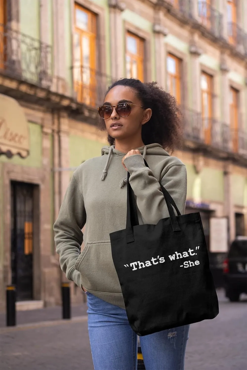 Thats What She Said Shopping Bags Canvas Tote Bag