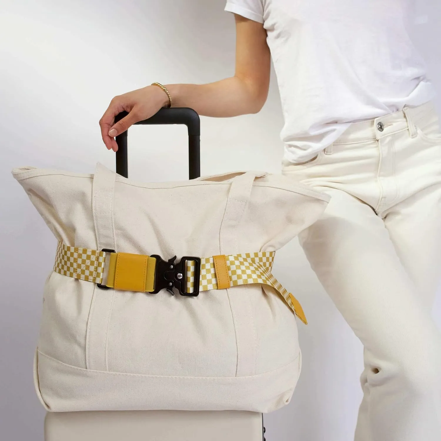 The Original Cincha Travel Belt for Luggage - Add a Bag Luggage Strap for Carry On Bag - Airport Travel Accessories for Women & Men - As Seen on Shark Tank
