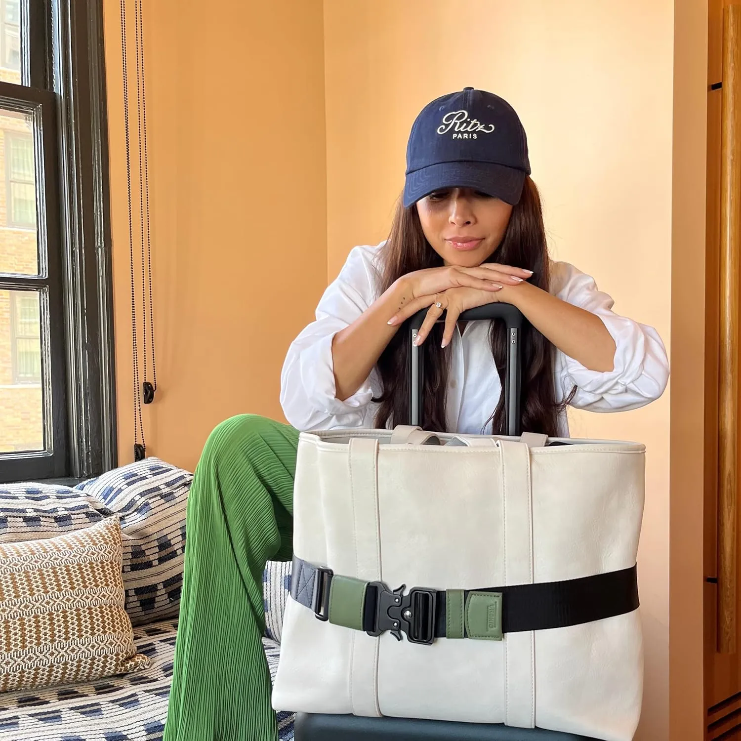 The Original Cincha Travel Belt for Luggage - Add a Bag Luggage Strap for Carry On Bag - Airport Travel Accessories for Women & Men - As Seen on Shark Tank
