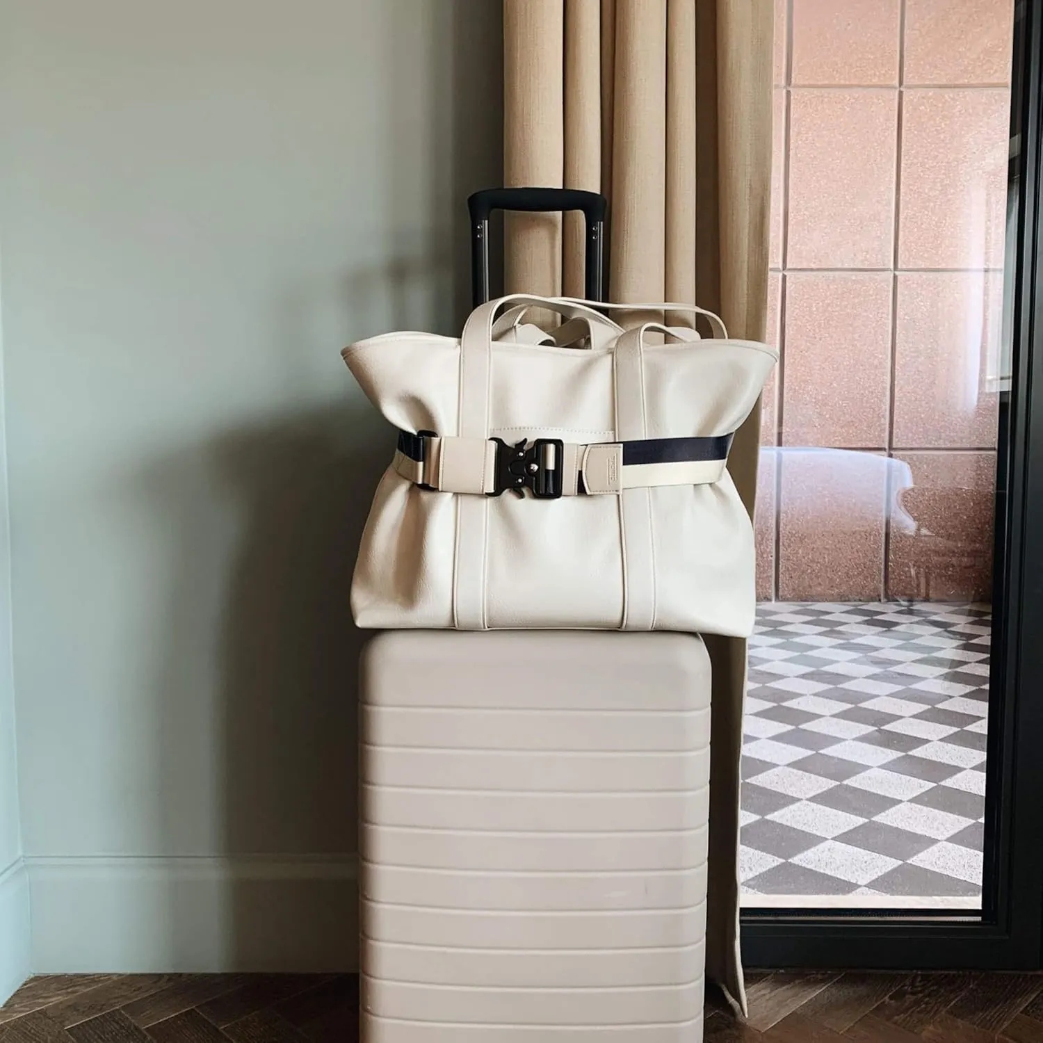 The Original Cincha Travel Belt for Luggage - Add a Bag Luggage Strap for Carry On Bag - Airport Travel Accessories for Women & Men - As Seen on Shark Tank