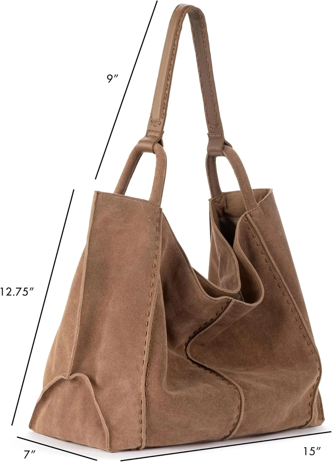 The Sak Los Feliz Large Tote Bag - Woman's Purse For Everyday, Travel, Beach Bag - Roomy Handbag With Shoulder Bag Strap