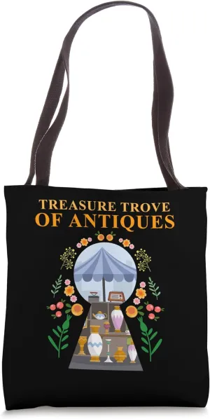 Thrifting Treasure Trove Of Antiques Garage Sale Junk Market Tote Bag