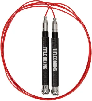 TITLE Boxing Deluxe Adjustable Speed Rope - Jump Rope, Speed And Agility Training