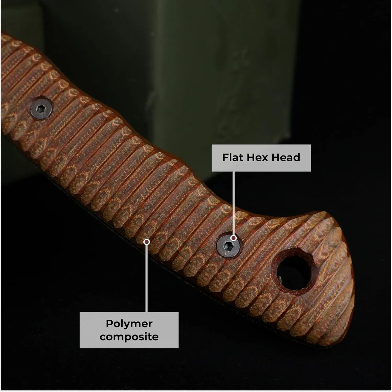 Tomahawk Axe - Tactical Tomahawk - Handmade Combat Axe Hatchet (11.81" Survival Axe with Composite Handle and Kydex Sheath)