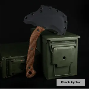 Tomahawk Axe - Tactical Tomahawk - Handmade Combat Axe Hatchet (11.81" Survival Axe with Composite Handle and Kydex Sheath)