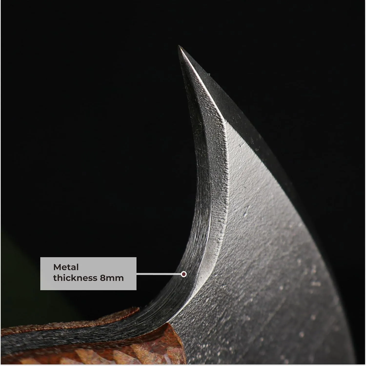 Tomahawk Axe - Tactical Tomahawk - Handmade Combat Axe Hatchet (11.81" Survival Axe with Composite Handle and Kydex Sheath)