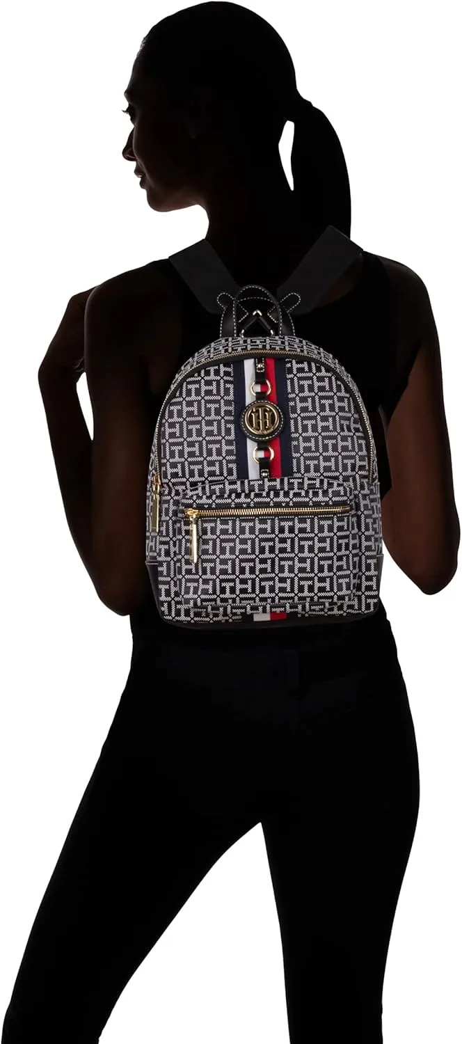 Tommy Hilfiger Womens Jaden Plus BACKPACK, Black/White