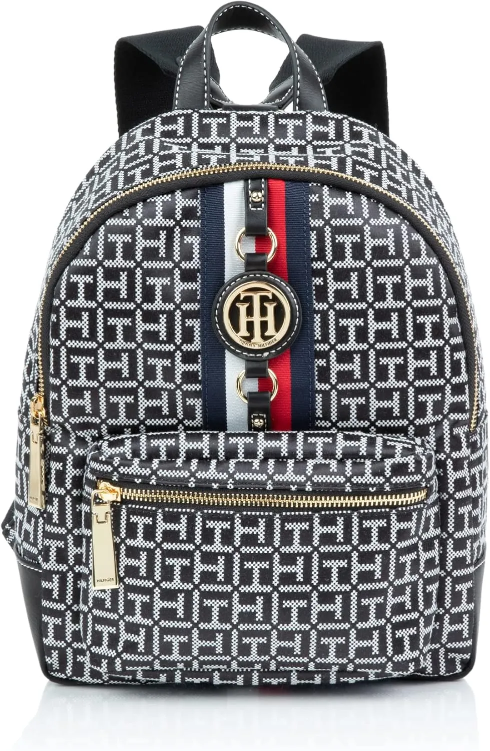 Tommy Hilfiger Womens Jaden Plus BACKPACK, Black/White