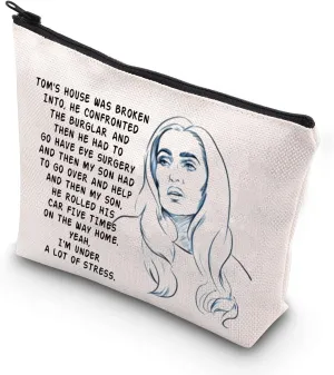 TOM'S HOUSE Women's Reality TV Show Lover Gift Zipper Pouch Makeup Bag