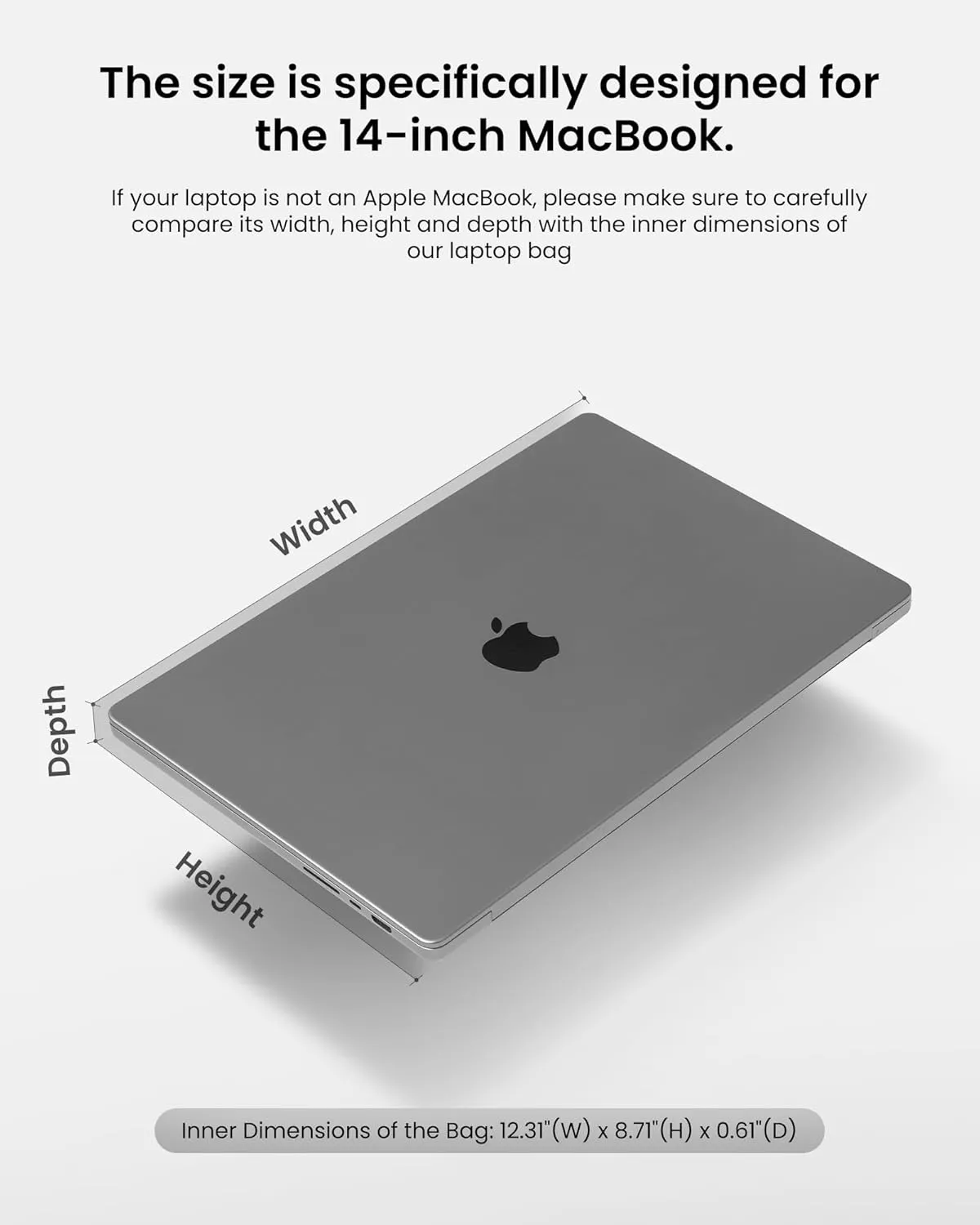 tomtoc 360 Protective Puffy Laptop Sleeve for 14-inch MacBook Pro M4/M3/M2/M1 Pro/Max A3112 A3401 A3185 A2992 A2918 A2779 2024, 13.5/13.8-inch Surface Laptop 7(Copilot  PC)/6/5/4/3, Quilted Design