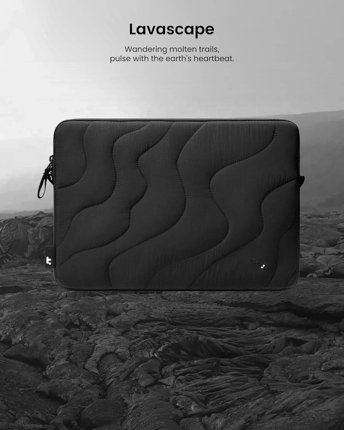 tomtoc 360 Protective Puffy Laptop Sleeve for 14-inch MacBook Pro M4/M3/M2/M1 Pro/Max A3112 A3401 A3185 A2992 A2918 A2779 2024, 13.5/13.8-inch Surface Laptop 7(Copilot  PC)/6/5/4/3, Quilted Design