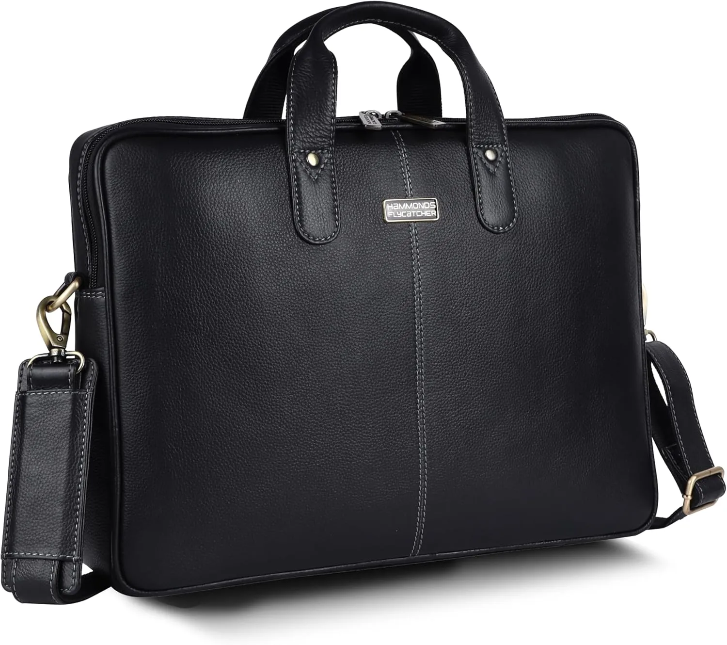 Top Grain Genuine Leather Laptop Messenger Bag for 15.6 inch Laptop (Vintage) LB106_V