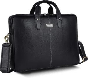 Top Grain Genuine Leather Laptop Messenger Bag for 15.6 inch Laptop (Vintage) LB106_V