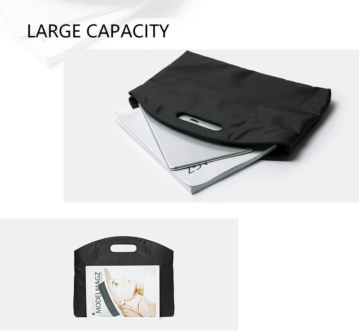 Top-Handle Bag with Sleek Design, Fits Laptops, Legal Size Documents and More - Perfect for Work or School