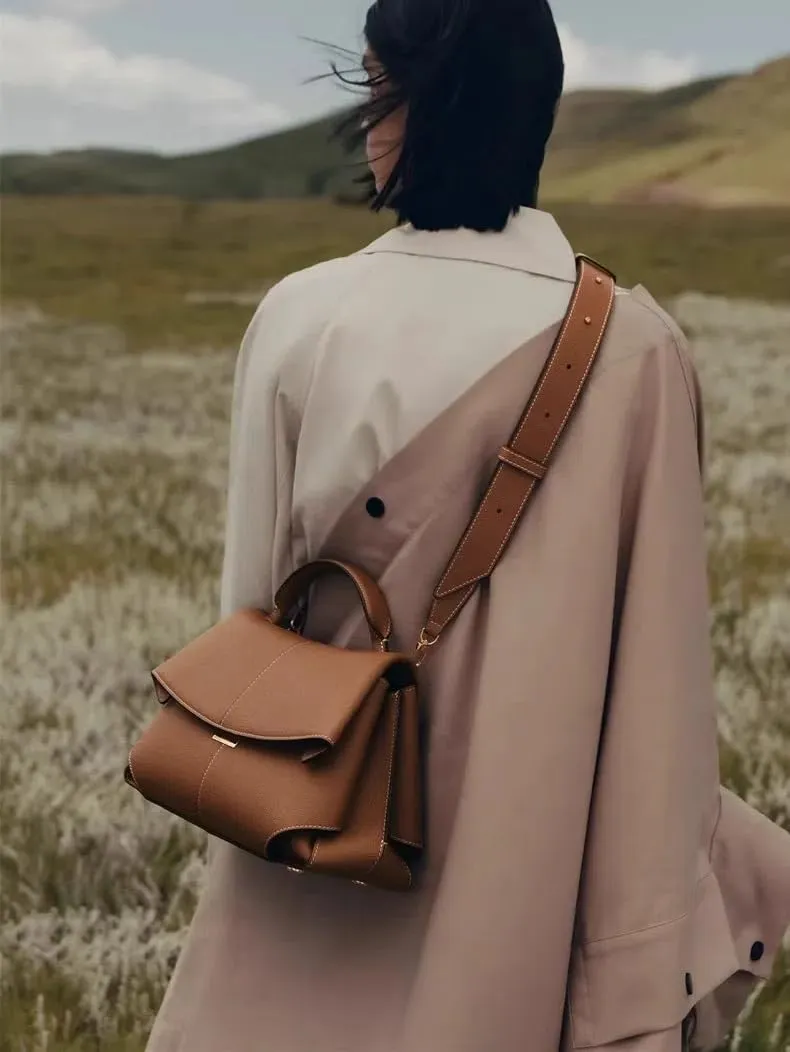 Top Handle Bags Crossbody Bag for Women,Genuine Leather Shoulder bags women's high-end tote bag