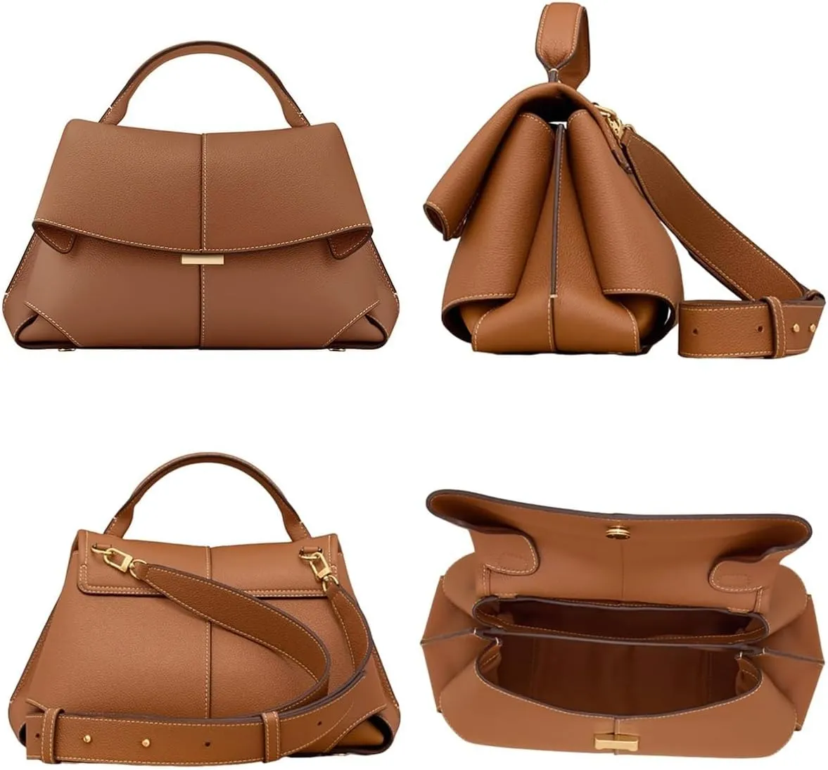 Top Handle Bags Crossbody Bag for Women,Genuine Leather Shoulder bags women's high-end tote bag