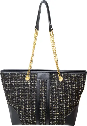 Tote Bag for Women Fashion Top Handle Large Satchel Shoulder Bag Oversized Chain Purse and Handbag Hobo Bags