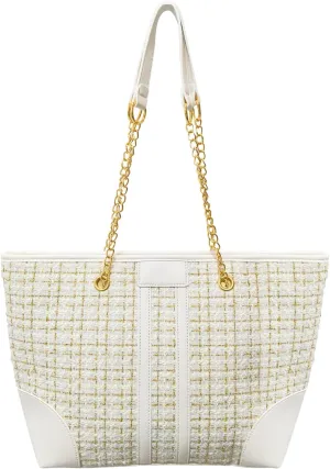 Tote Bag for Women Fashion Top Handle Large Satchel Shoulder Bag Oversized Chain Purse and Handbag Hobo Bags