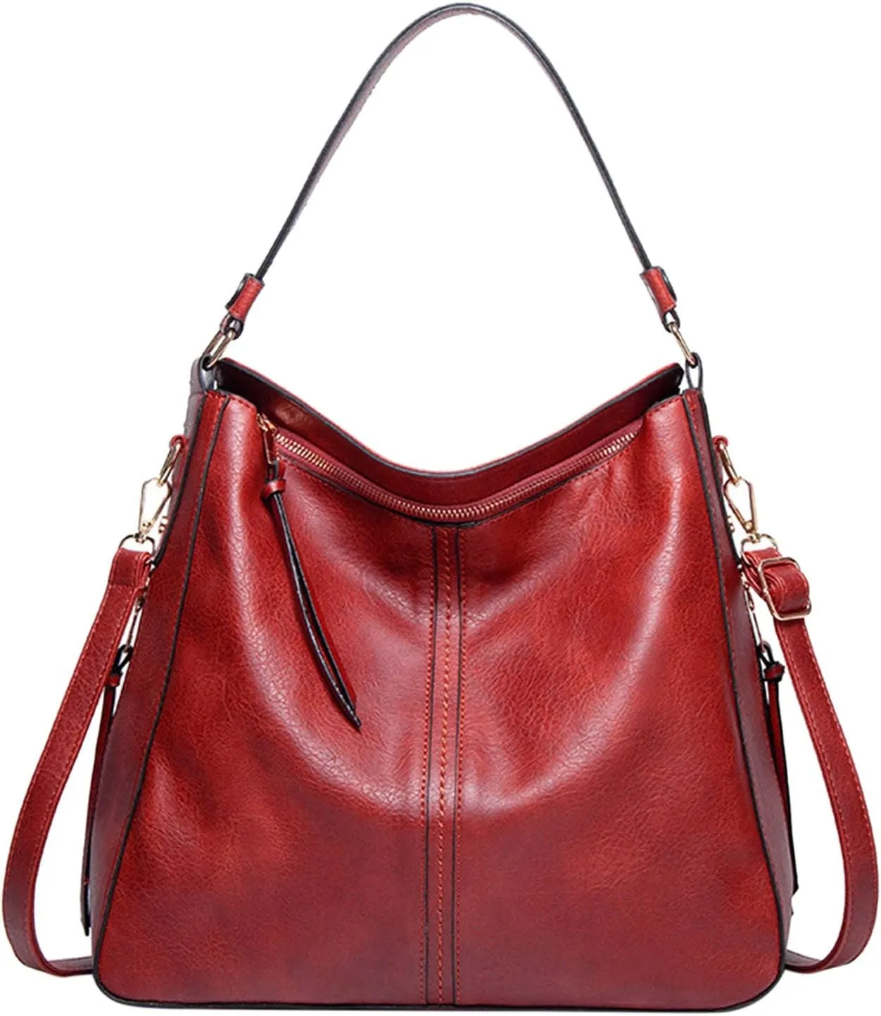 Tote Bag For Women High Capacity Zipper Hobo Messenger Bag New Pattern Simple Handbag Shoulder Bags Cross Body Bags L