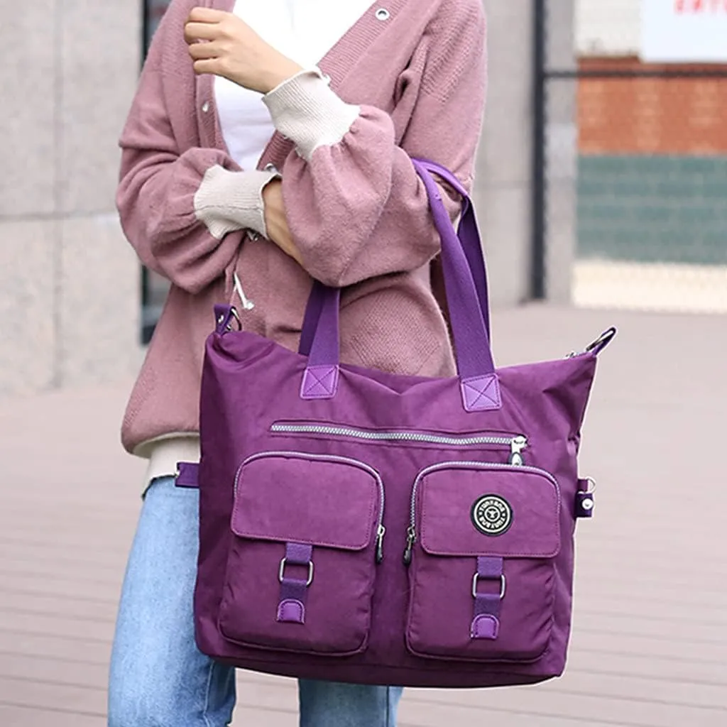 Tote Bag For Women Large Capacity Shoulder Handbags Travel Hobo Bags Messenger Bag For Mama Shopping Travel A