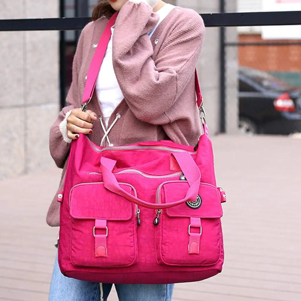 Tote Bag For Women Large Capacity Shoulder Handbags Travel Hobo Bags Messenger Bag For Mama Shopping Travel X