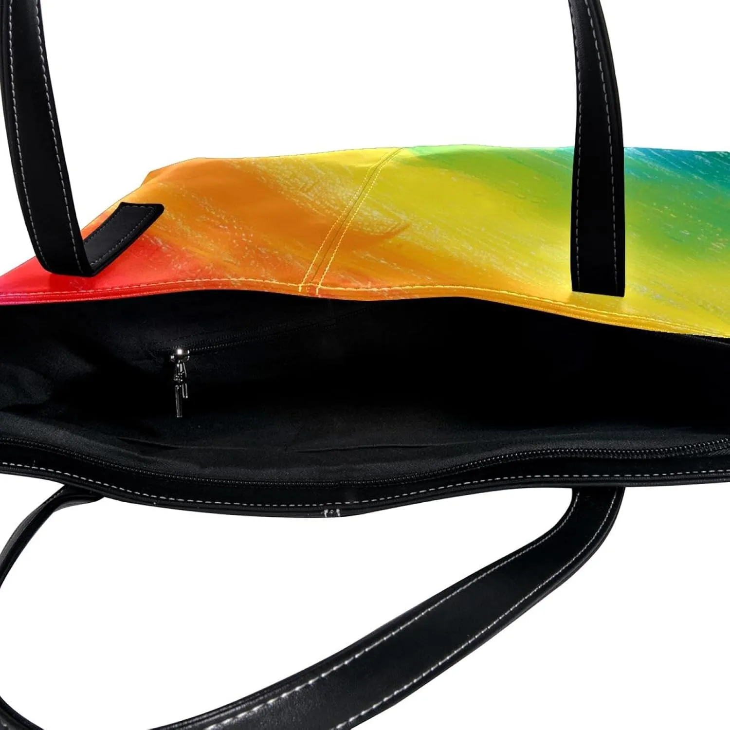 Tote Bag for Women, Large Tote Bag, Women's Tote Handbags, Rainbow Modern Abstract Minimalist Pattern, Tote Bags Women