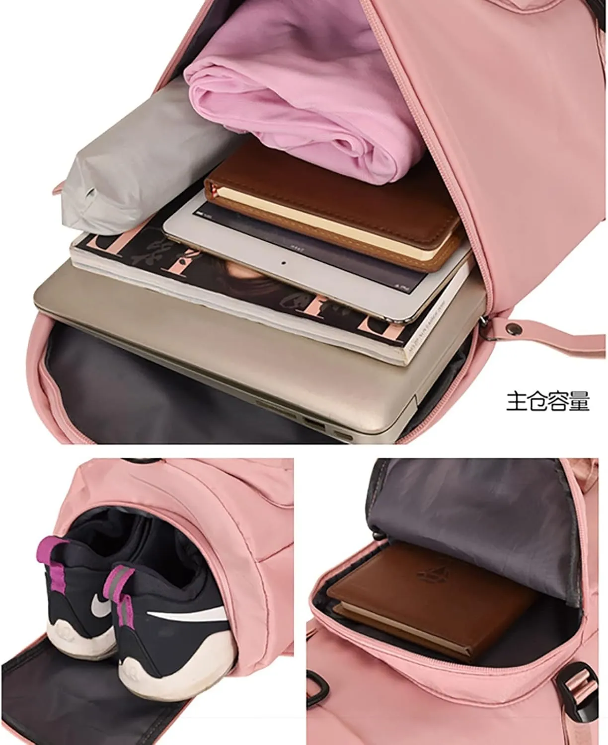 Tote Bag For Women Light Foldable Unisex Sport Backpack Handbags Daypack Weekend Travel Fitness Duffle Bag Overnight Bags A