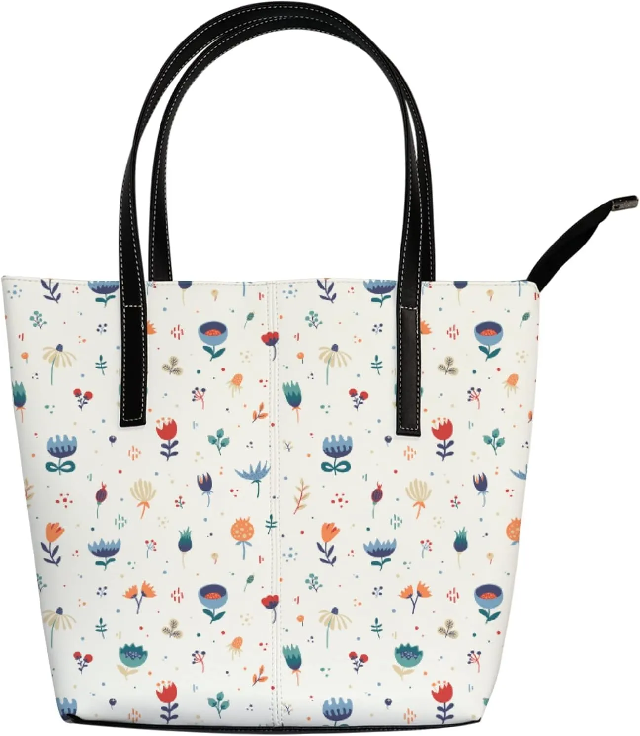 Tote Bag for Women PU Leather Handbags Women's Crossbody Handbags Work Tote Bags for Women Coachbags Tote Bag with Zipper