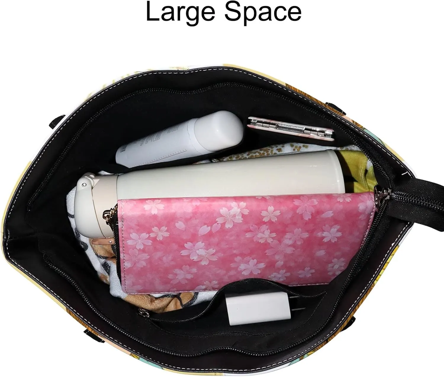 Tote Bag for Women PU Leather Handbags Women's Crossbody Handbags Work Tote Bags for Women Coachbags Tote Bag with Zipper