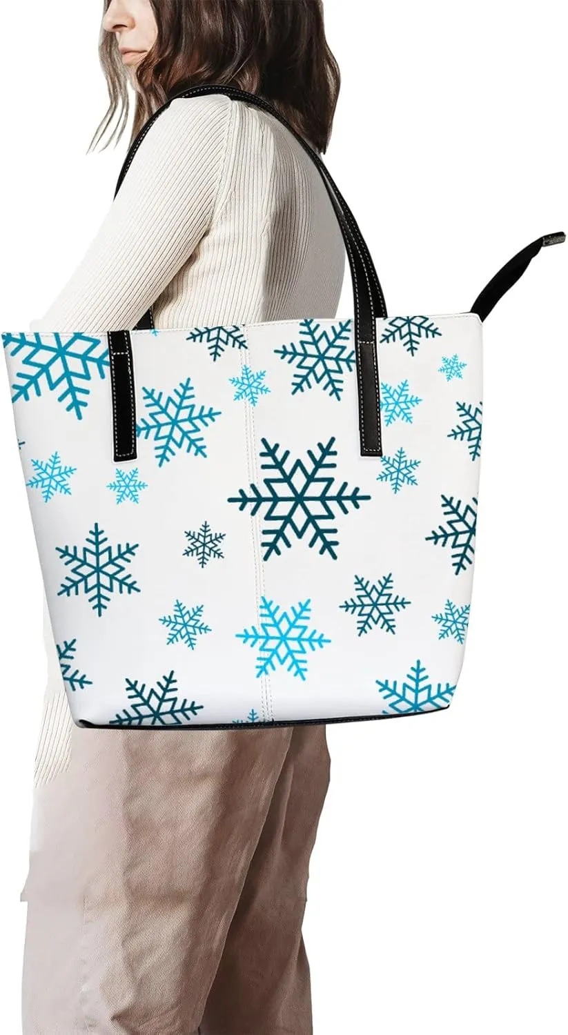 Tote Bag for Women PU Leather Handbags Women's Crossbody Handbags Work Tote Bags for Women Coachbags Tote Bag with Zipper