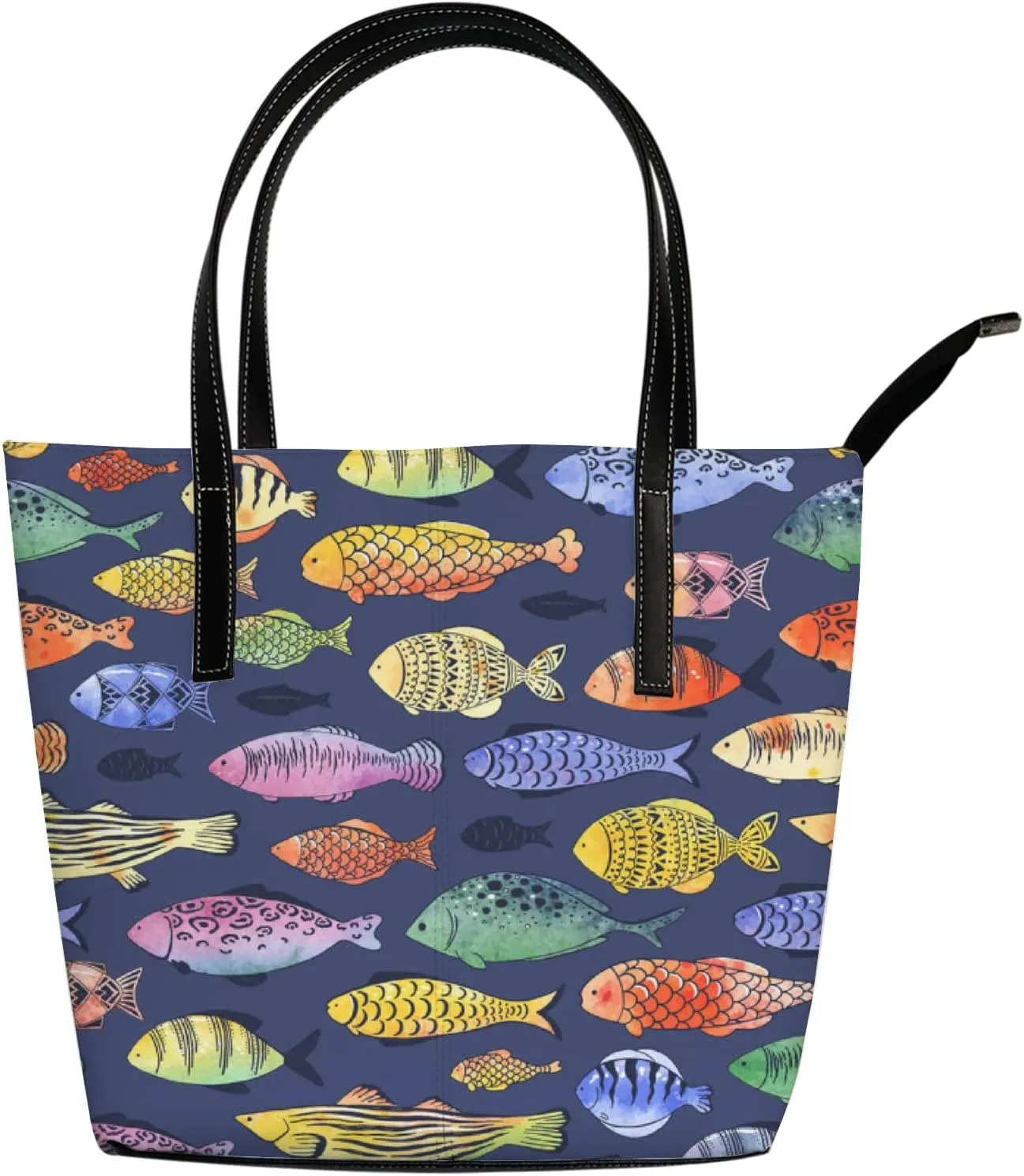 Tote Bag for Women PU Leather Handbags Women's Crossbody Handbags Work Tote Bags for Women Coachbags Tote Bag with Zipper