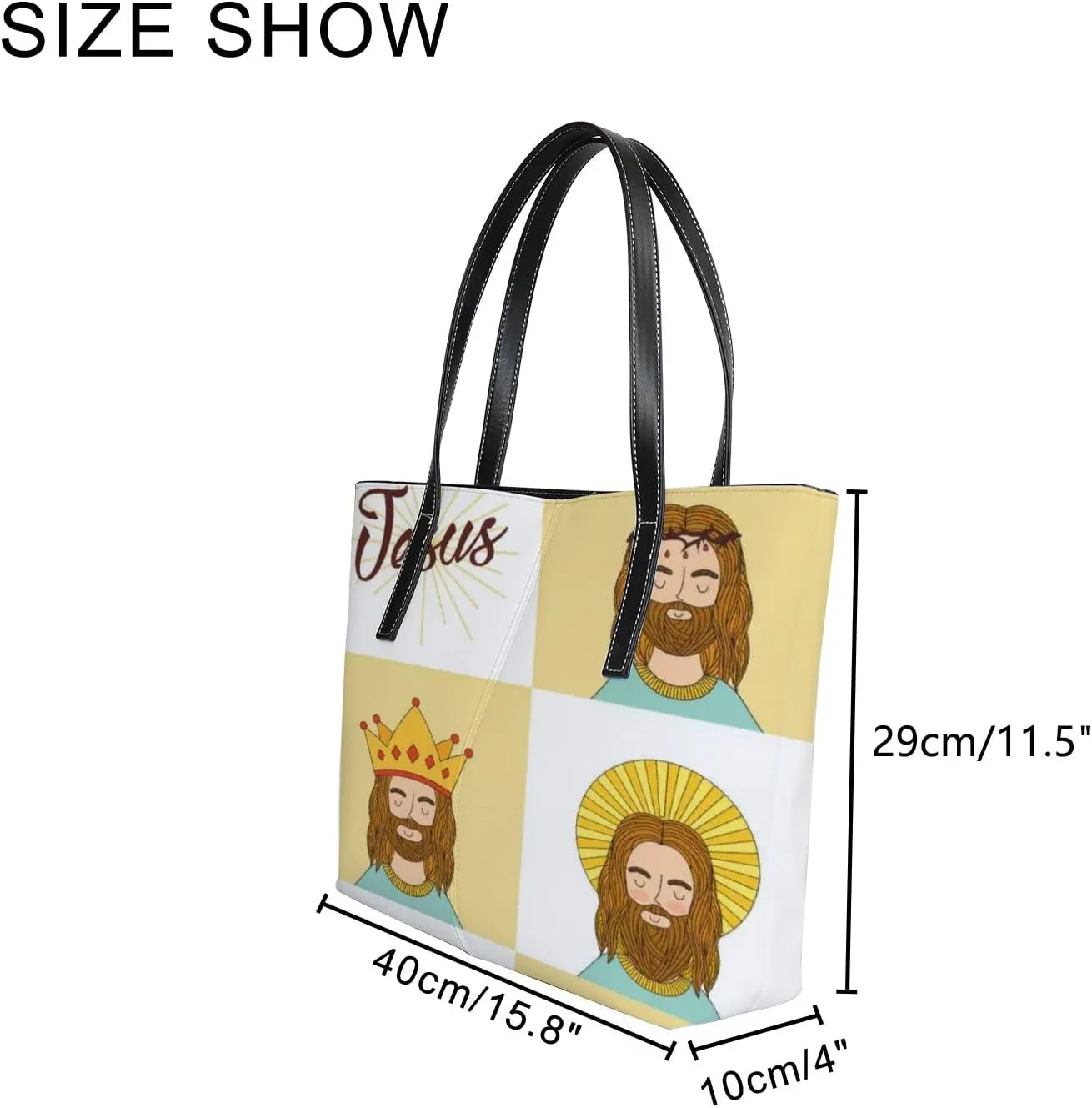 Tote Bag for Women PU Leather Handbags Women's Crossbody Handbags Work Tote Bags for Women Coachbags Tote Bag with Zipper