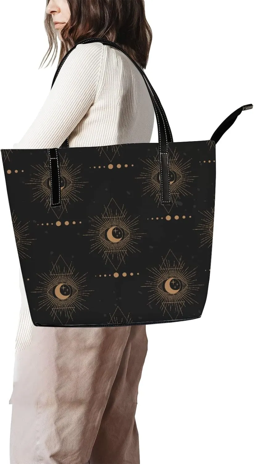 Tote Bag for Women PU Leather Handbags Women's Crossbody Handbags Work Tote Bags for Women Coachbags Tote Bag with Zipper
